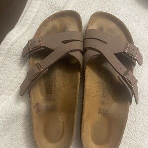Birkenstock Tan Double-Strap Sandals